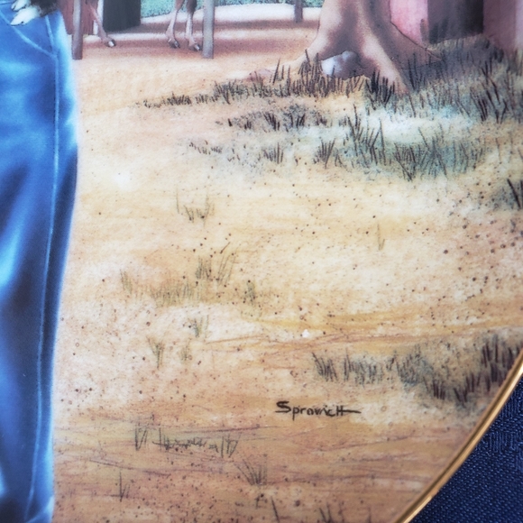 Shirley Temple Rebecca of Sunnybrook Farm Danbury Mint Collectors Plate Vintage - Picture 12 of 12